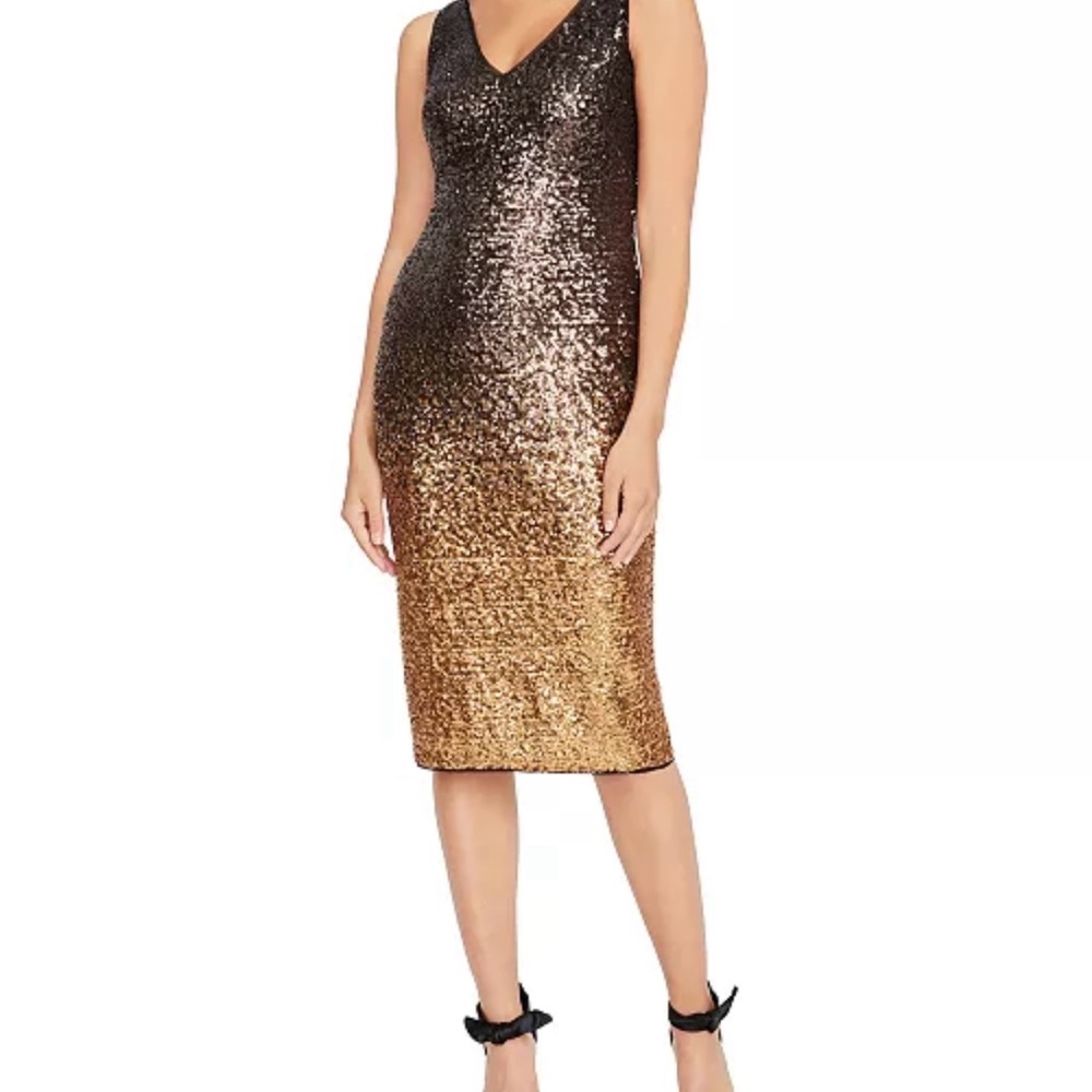 RACHEL Rachel Roy Sequin Ombre Dress